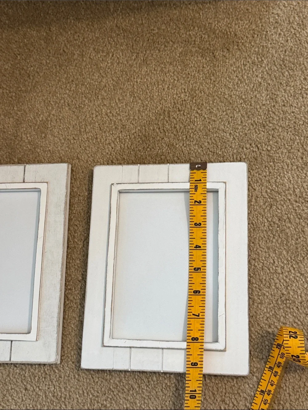 Two wood photo  “beach” frames